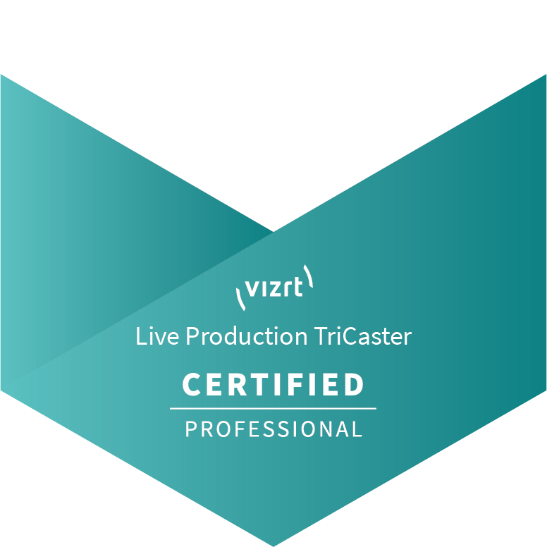 Vizrt Live Production TriCaster Certified Professional